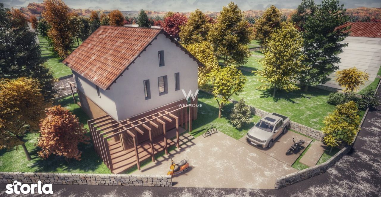 Casa individuala 4 camere, teren 488 mp - in Bavaria, Sibiu
