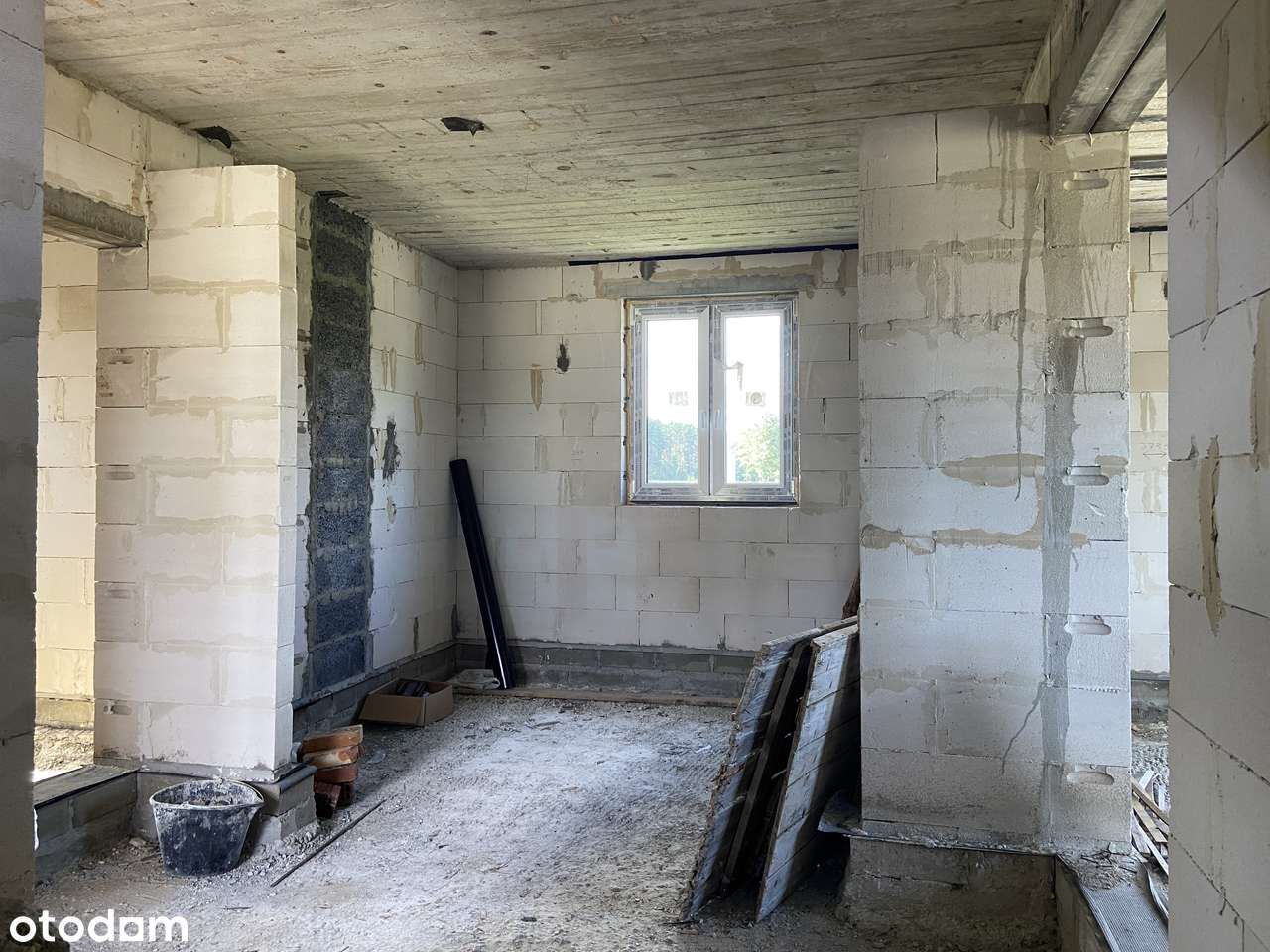 Dom wolnostojący w stanie surowym 113m2 | działka 1263m2 | Franciszków-6