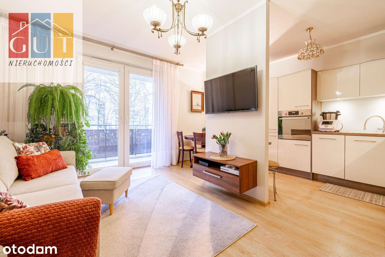 Nowa technologia,  Stylowe 2-pokojowe mieszkanie z balkonem - Mroza 19 - Pełny obrazek: 2/19