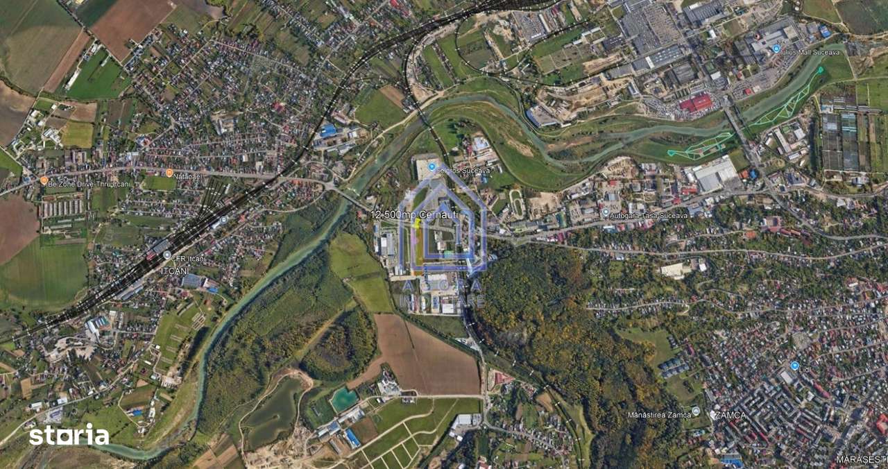 Teren Intravilan | 12.478mp – Itcani, Acces Direct din DN2 E58 - Imagine principală: 5/5