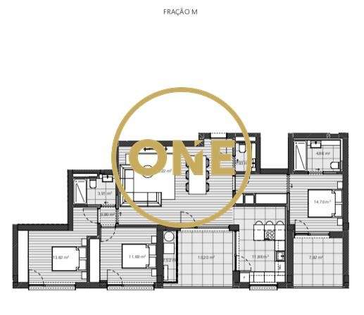 NOVA CONSTRUÇÂO - T3 - Quinta da Portela-6