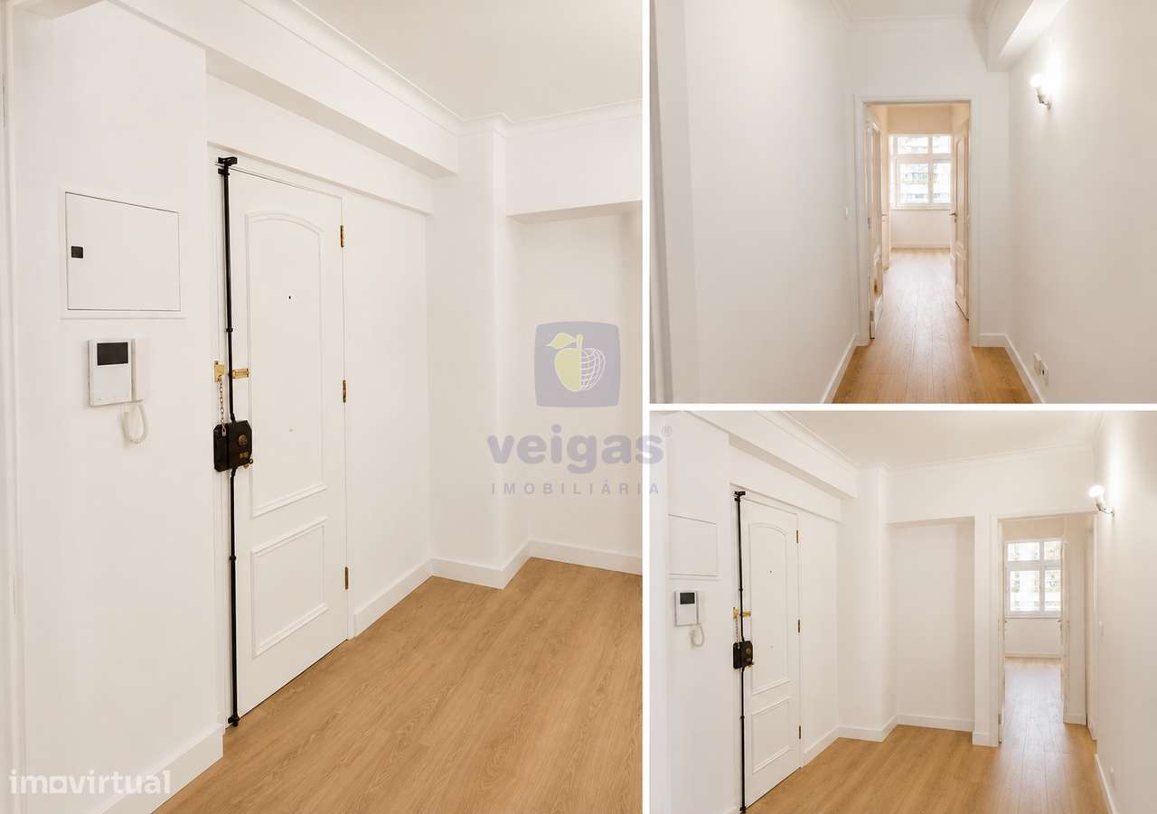 Apartamento T3 Remodelado c/estacionamento na Estrada da Luz-17