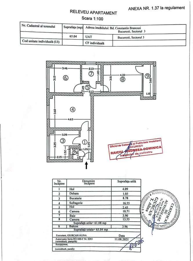 Vanzare 3 camere PARC IOR - Baba Novac - Metrou Titan-19