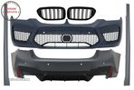 Pachet Exterior BMW Seria 5 G30 (2017-2019) M5 Design cu Grile Centrale Negru Luci- livrare gratuita - 1