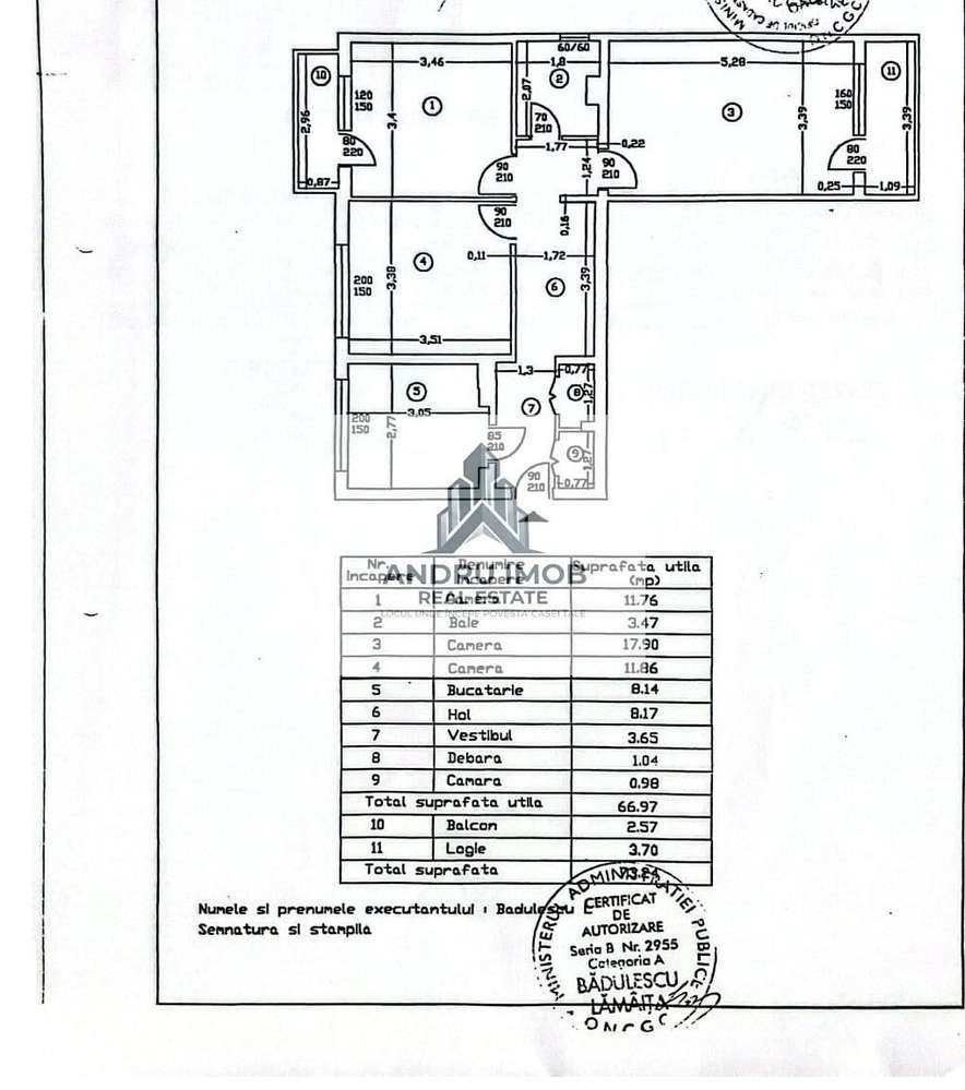 Apartamen 3 Camere | Metrou Dristor 2 la 2 minute pe jos-14
