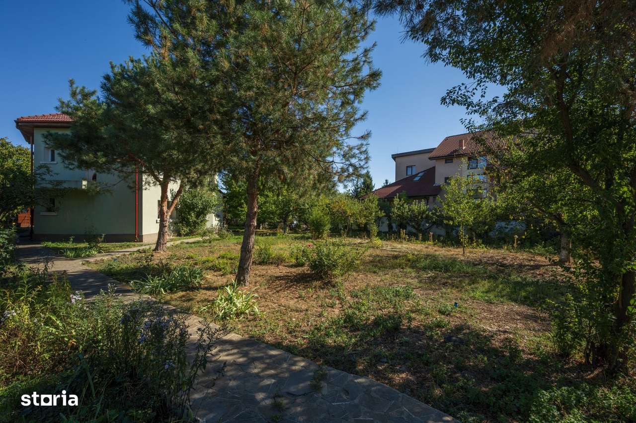 PROPRIETATE UNICA: 1.618 MP TEREN  IN PIPERA, CU VILA SOLIDA SI GRADIN-2