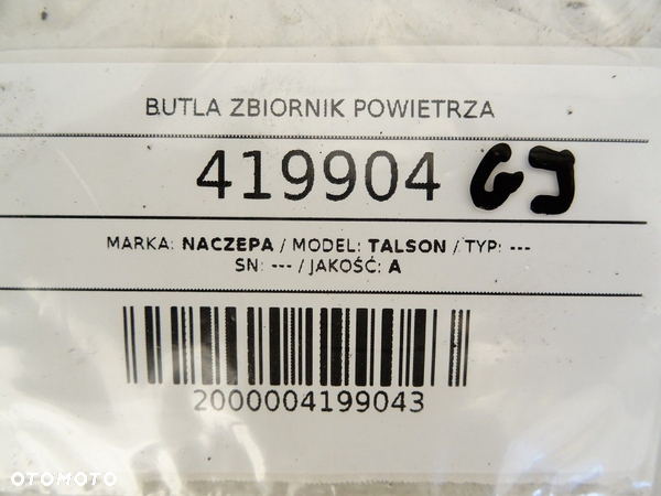 BUTLA ZBIORNIK POWIETRZA NACZEPA TALSON - 5