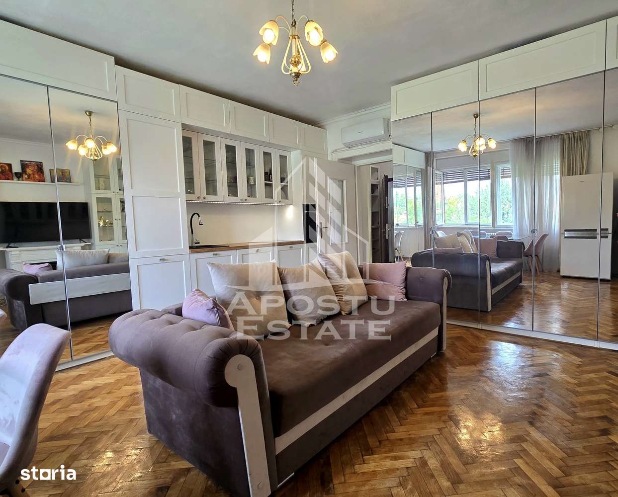 Apartament cu 2 camere, complet renovat si mobilat, zona centrala - Imagine principală: 4/14