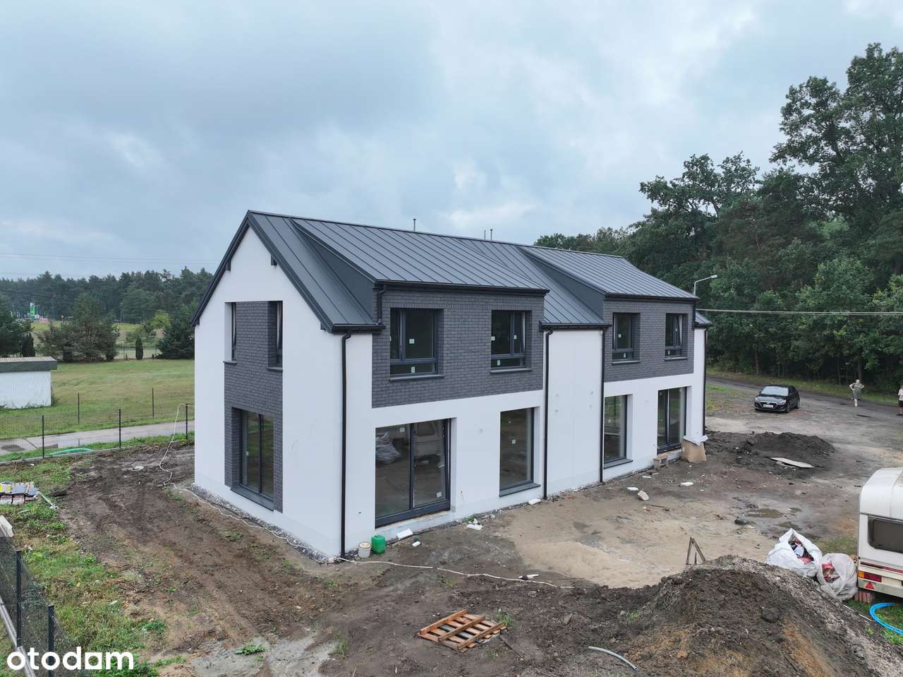 Nowoczesny BLIŹNIAK 94m2 działka 400m2 z widokiem na LAS-3