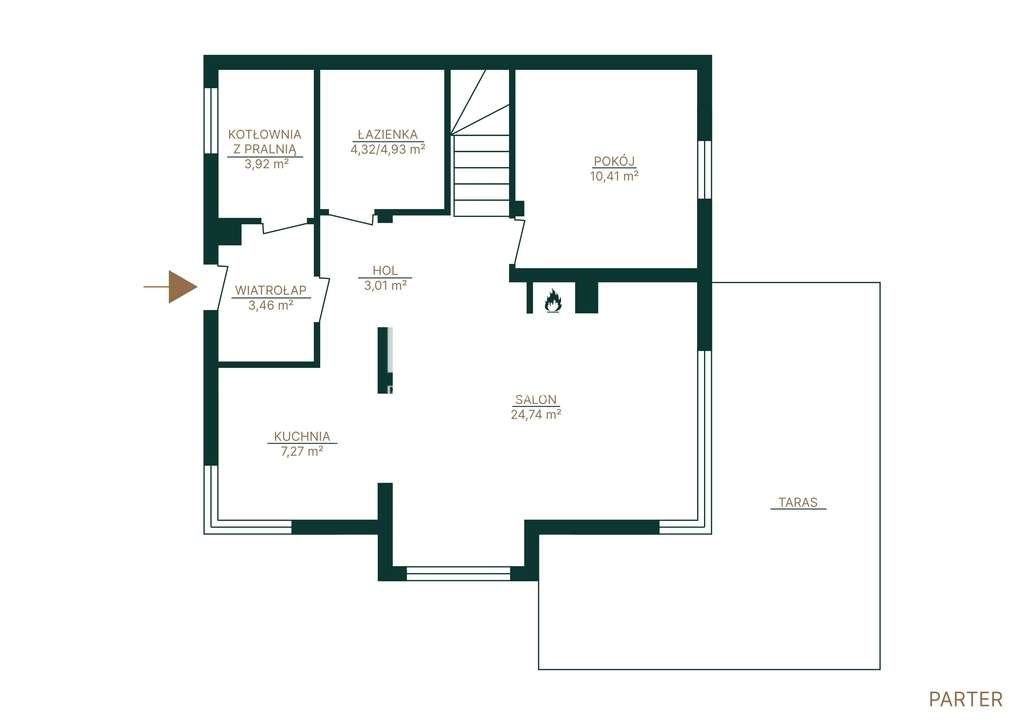 Nowy Dom 5 pokoi, działka 970 m², Dosin-11
