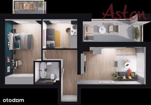 Sosnowiec - mieszkanie na sprzedaż z tarasem - Pełny obrazek: 2/12