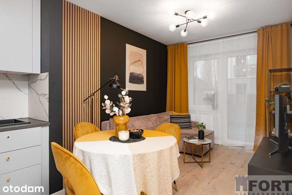 2-pok. umeblowane z ogródkiem i miejscem post.-2