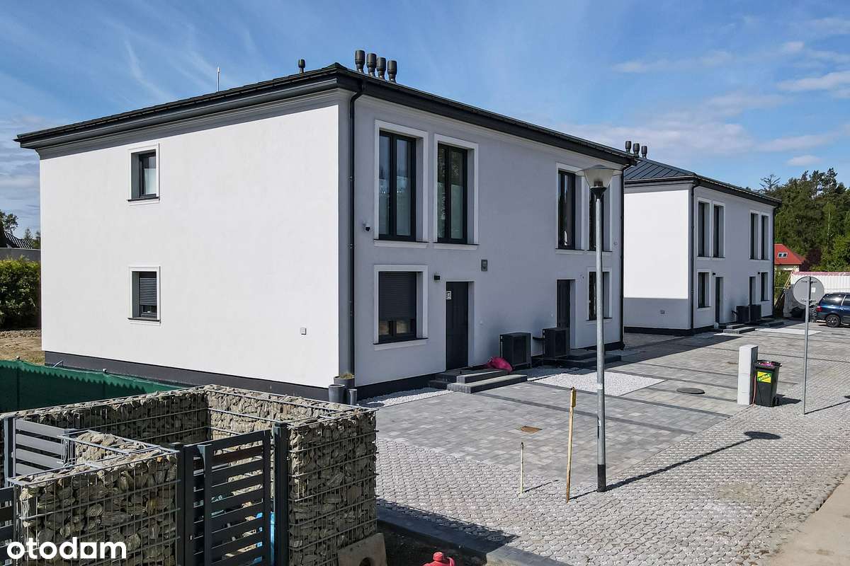 Nowoczesny bliźniak | duży parking i ogród | rekuperacja | kominek-2