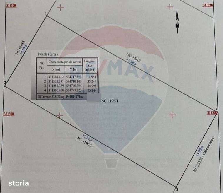 Teren de vanzare, utilitati la poarta, 1056mp, 30ml, com. Berceni-4