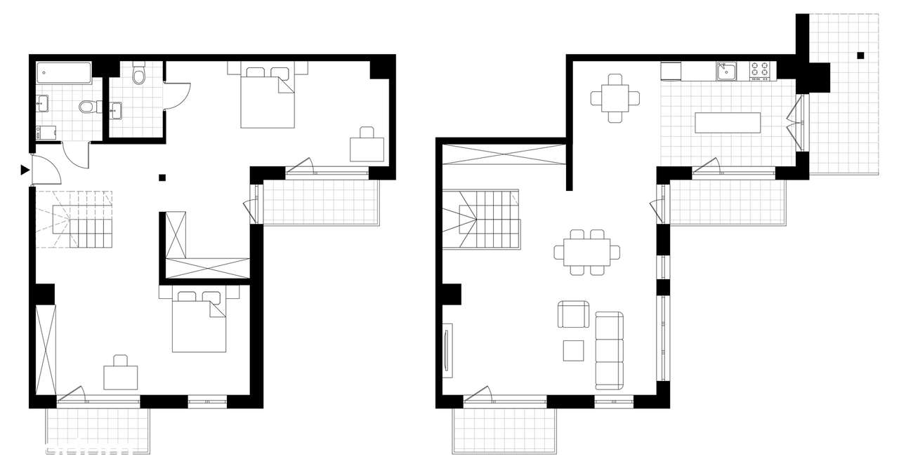 4-pokojowe mieszkanie 134m2 + taras Bezpośrednio - Pełny obrazek: 4/8