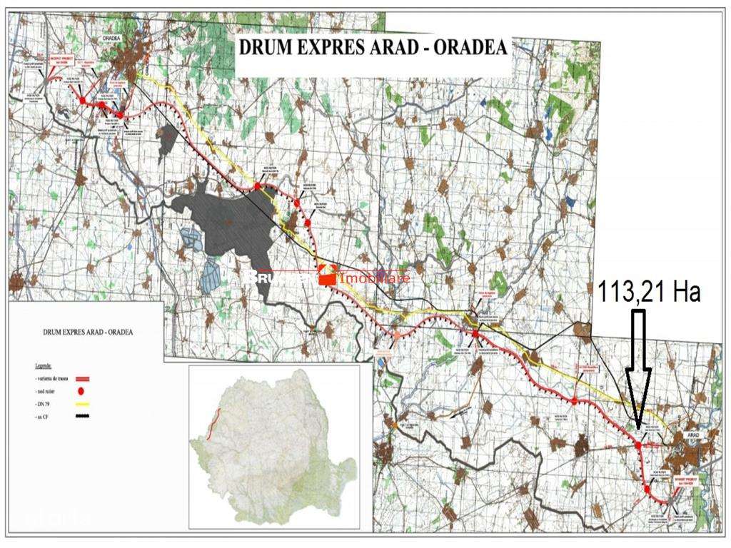 113,21 ha in nordul Aradului, la iesirea de pe drumul expres-4