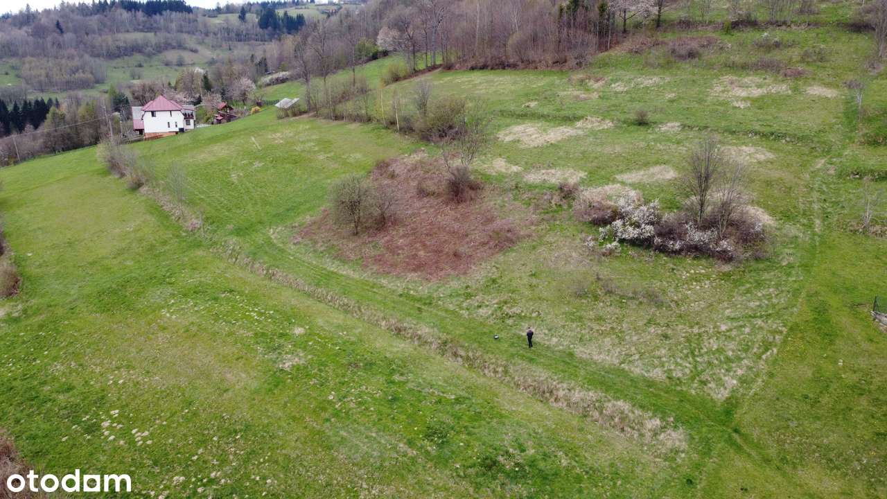 Hucisko, dwie widokowe działki budowlane po  7 arów-11