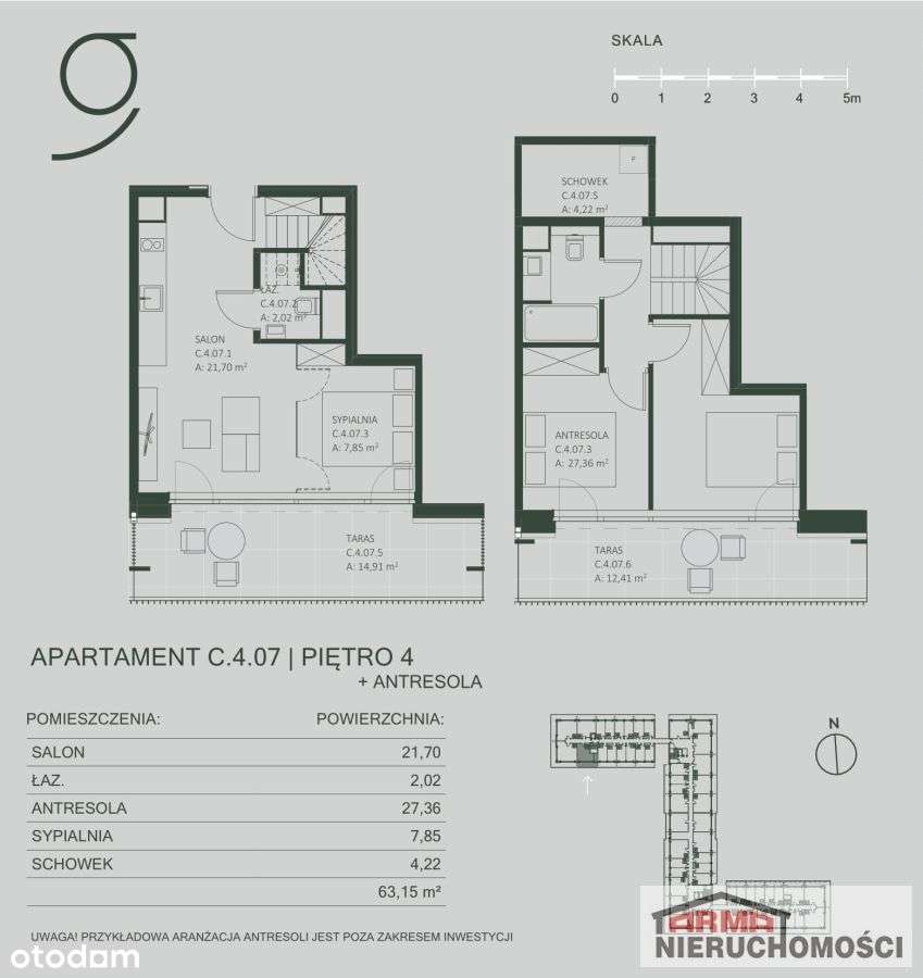 Apartament 2 Poziomowy - Świnoujście - Pełny obrazek: 5/16