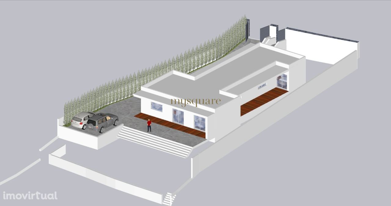 Terreno com 1500m2 e Projeto Aprovado para Construção de Moradia em Gr