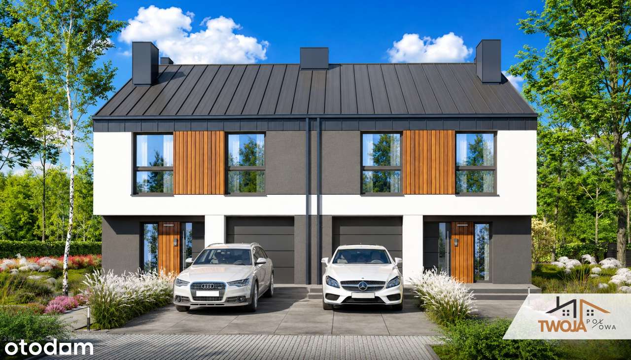 Nowoczesny dom z garażem | 180m² | 509m² działki | Żyrardów