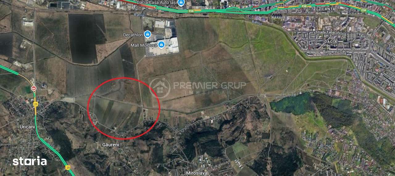 Teren intra/extravilan, Miroslava, 17.500mp - Imagine principală: 5/5