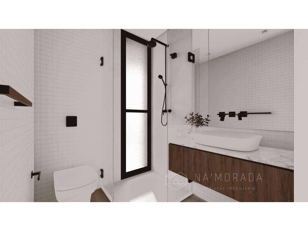 Apartamento T2 com Terraço A 400 Metros da Praia-11