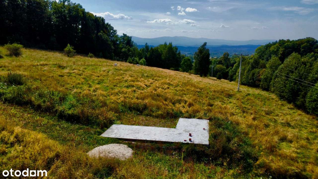 Działka z projektem i pozwoleniem na budowę - Widok na Śnieżne Kotły - Pełny obrazek: 4/7