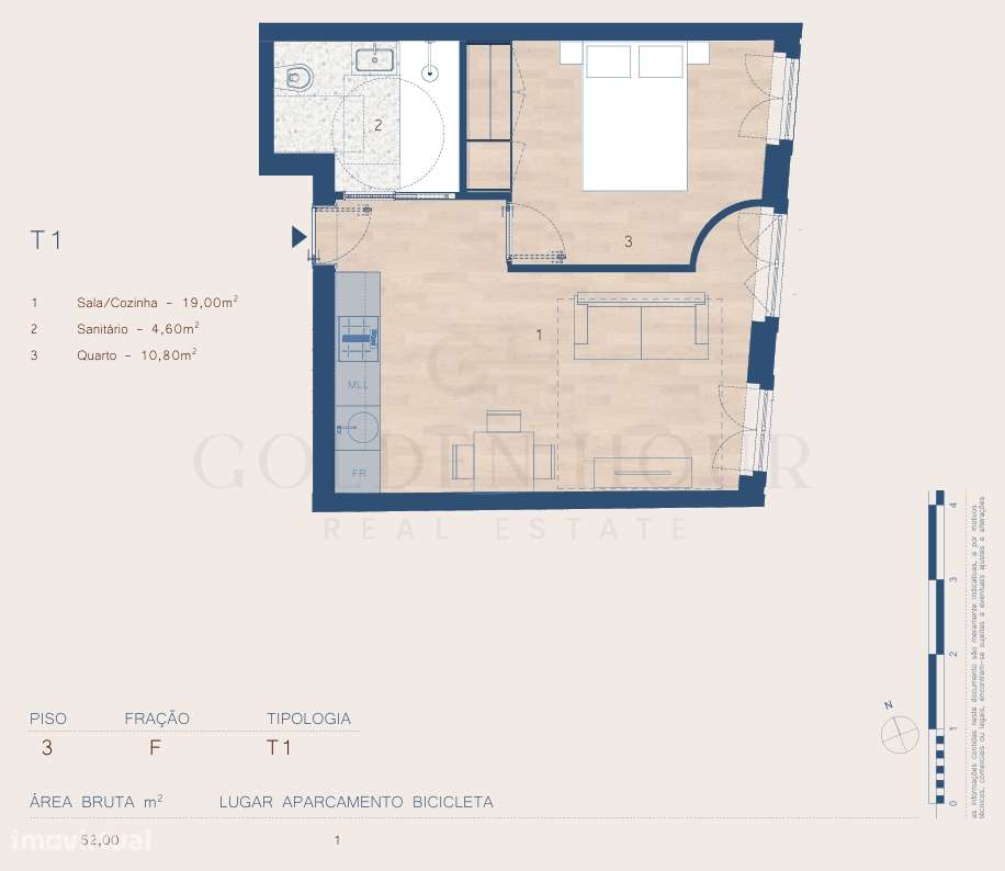 T1 Exclusivo no Porto | Costa Cabral 2527-23