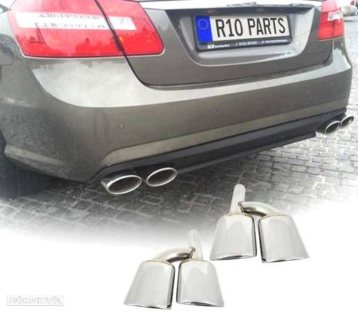 PONTEIRAS DE ESCAPE ESPECIFICA PARA MERCEDES CLASSE C W204 07-15 LOOK AMG C63 50X125 - 3