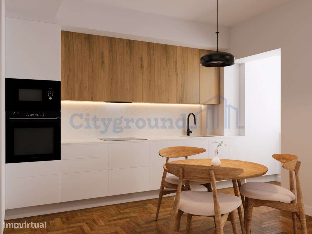 Apartamento T2 com varanda e vista de Rio - totalmente renovado - Grande imagem: 2/12