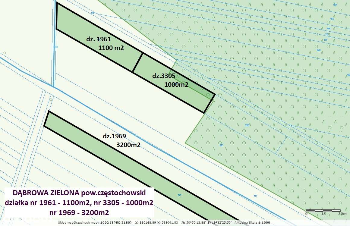 Sale-5% tania dzialka rolna 1000m2 cena tylko 6300zł - Pełny obrazek: 5/18