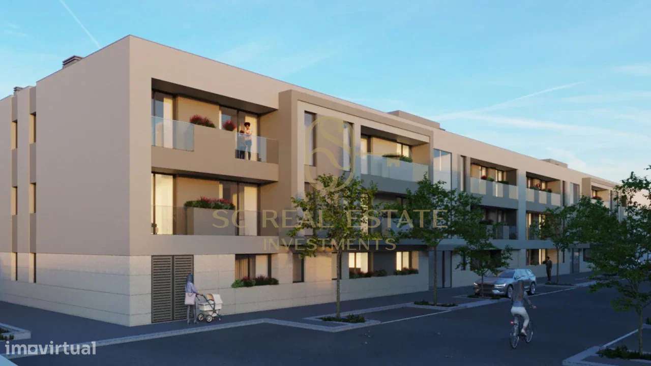 T2+1 Novo, com terraço, dois Lugares de Garagem - Maia-9