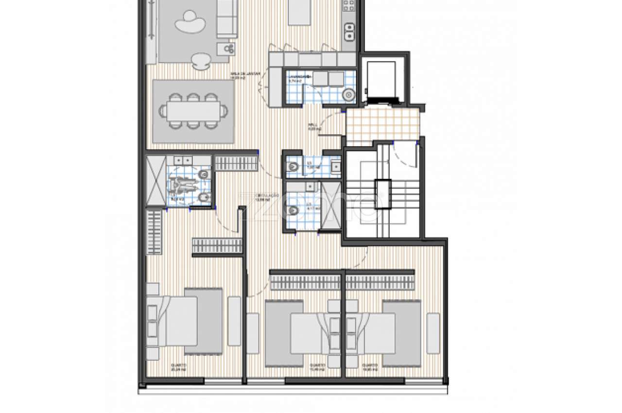 Apartamento T3 no Edifício Parque do Ave em Ponte, Guimarães-17