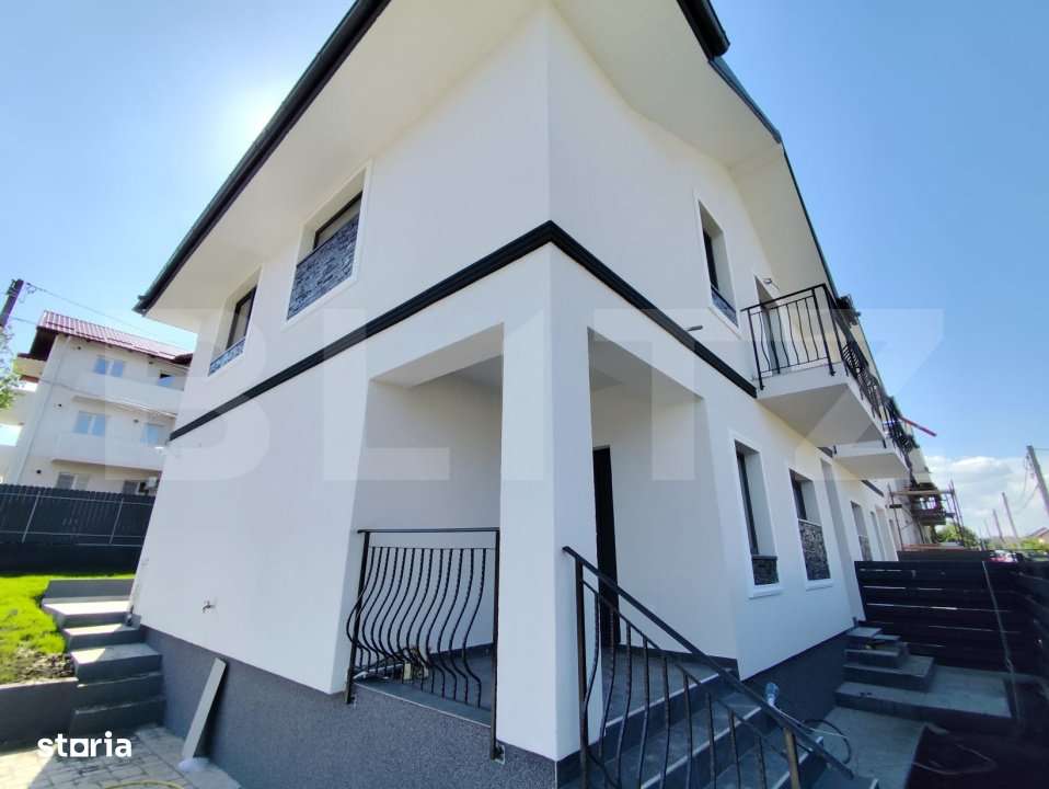 Duplex 129 mp totali, 250 mp teren Horpaz - Imagine principală: 4/6