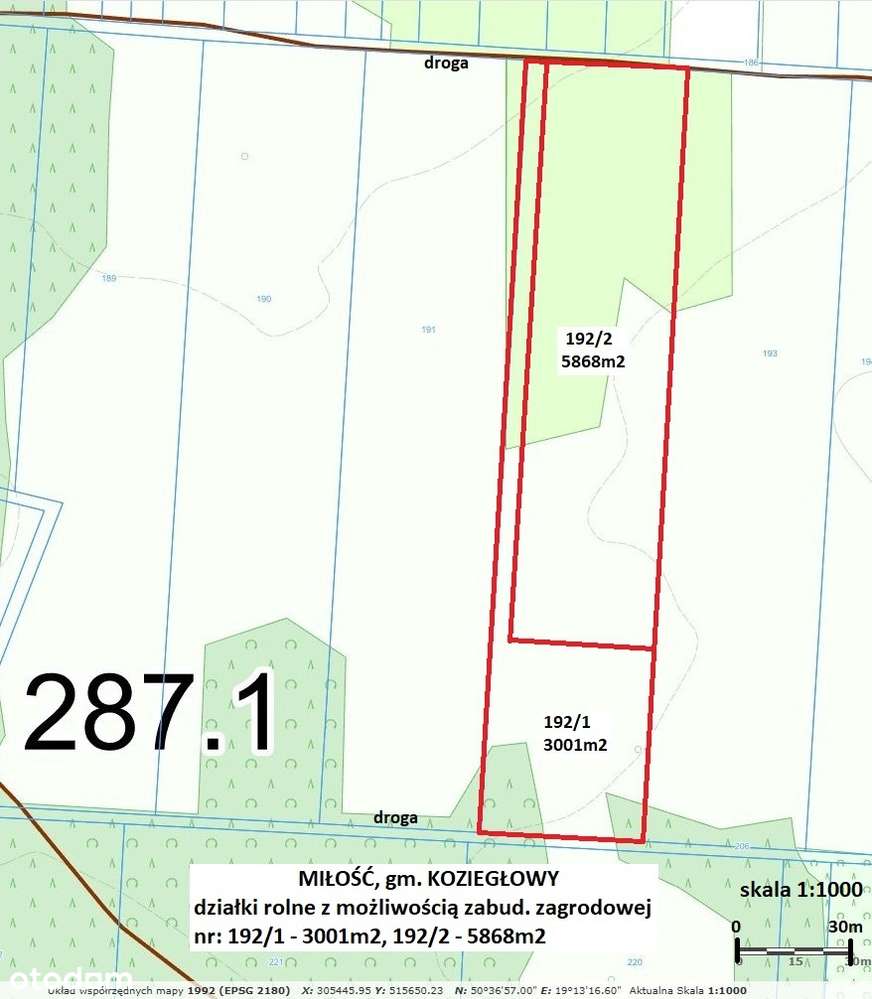 Miłość działka dla ukochanej :-) 3001m2 cena tylko 29.900zł-4