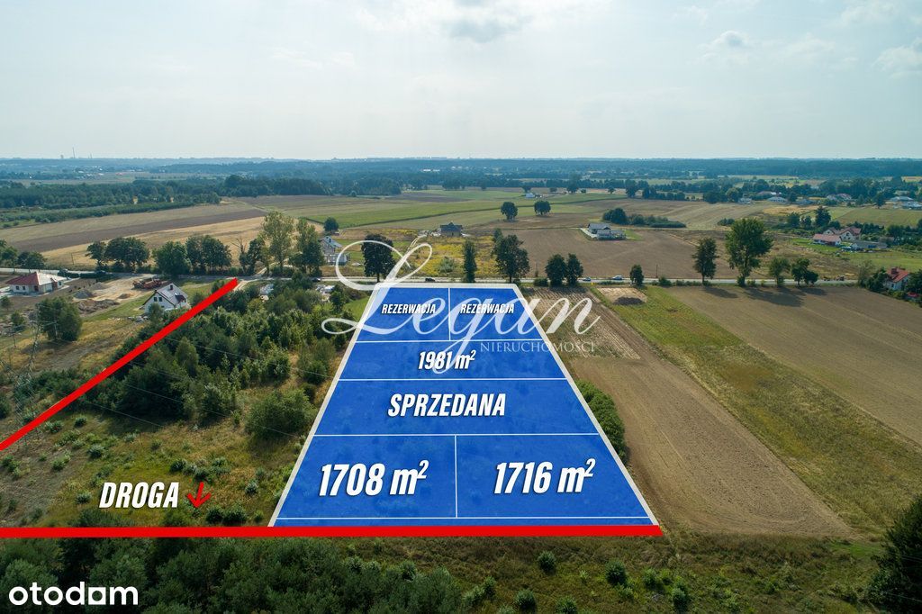 Działka Santocko - 1708m2