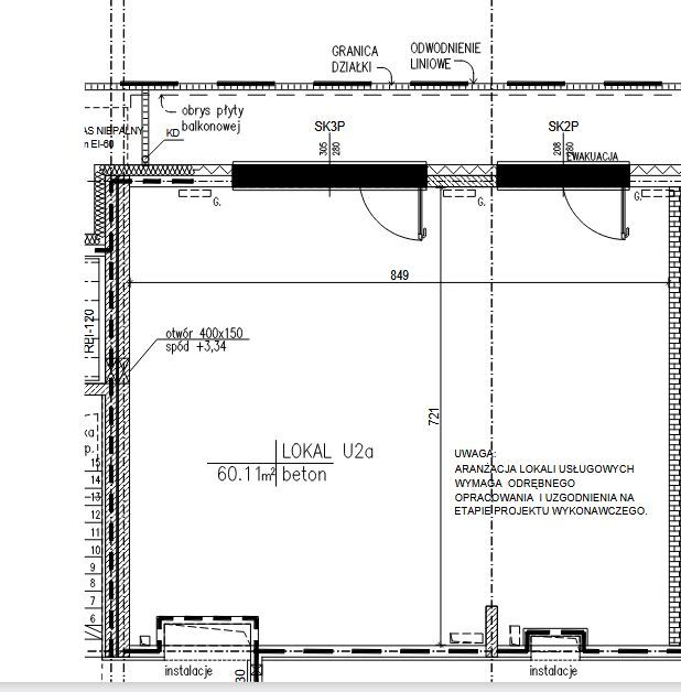 Lokal usługowy 60 m2 w świetnej lokalizacji!