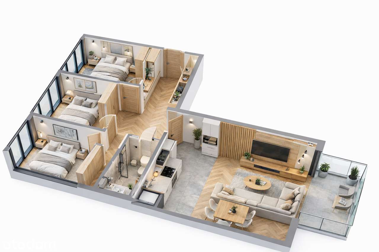 OKAZJA |4 pokoje | balkon | KLUCZE | wprowadź się na gotowe w czerwcu-3