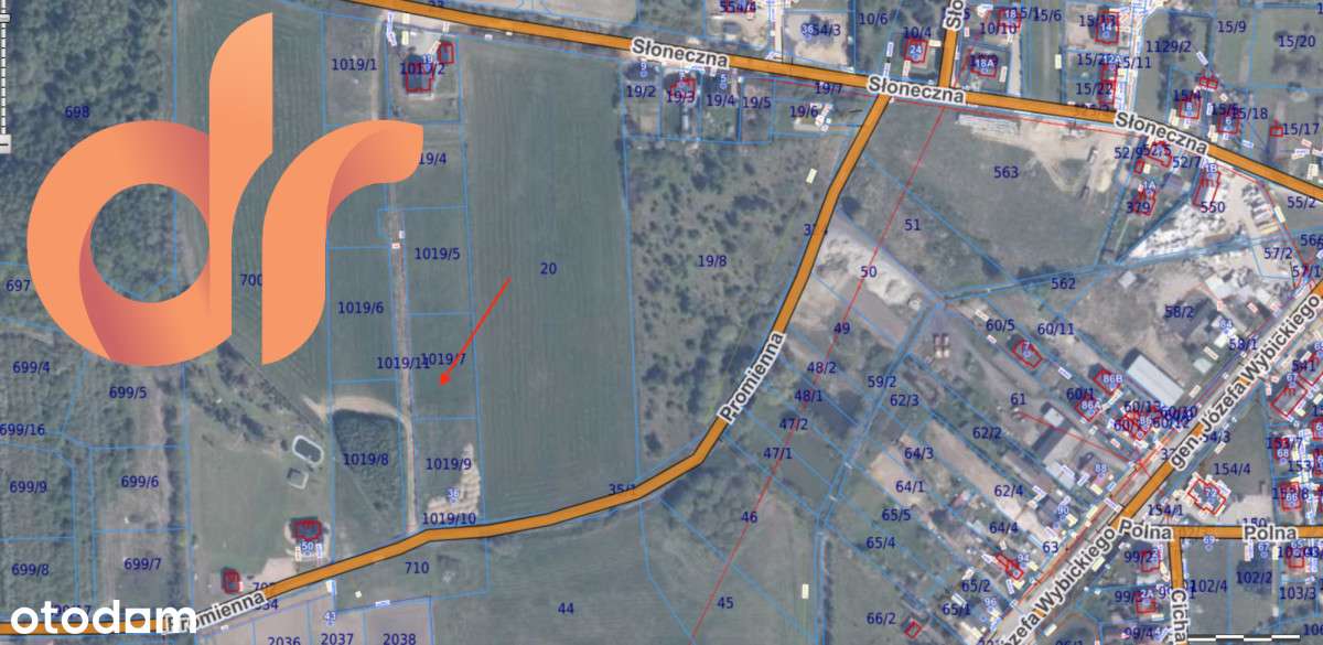 Duża działka budowlana w Kolbudach-1