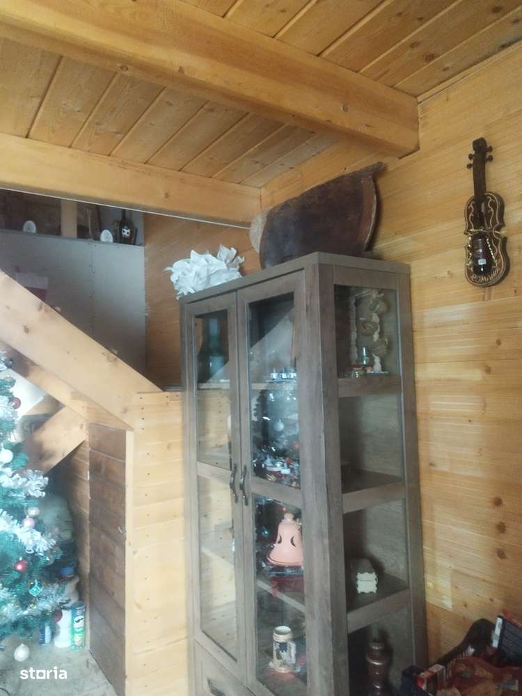 Cabana lemn cu 1000 mp teren MĂRIȘEL zonă de cabane-16