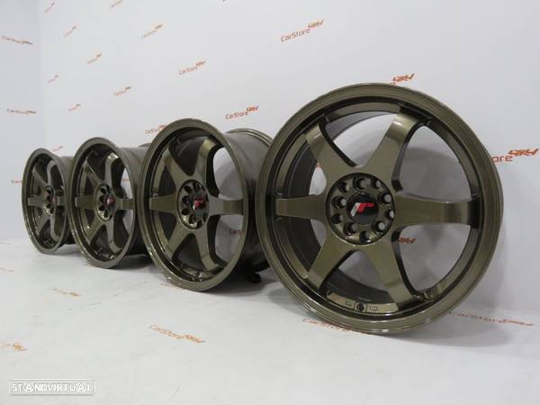 Jantes Japan Racing JR3 17x8 ET35 5x100/114 Bronze - 6