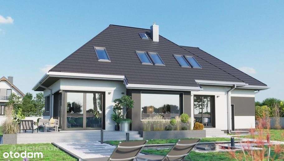 Dom, który łączy elegancję z przestrzenią - Zerzeń - Pełny obrazek: 4/10