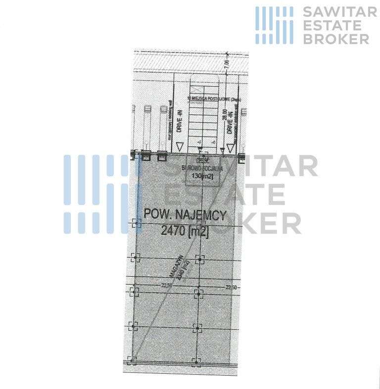 Hala "A"Psary przy S5 z regałami+130m2 biur/socjal - Pełny obrazek: 4/5