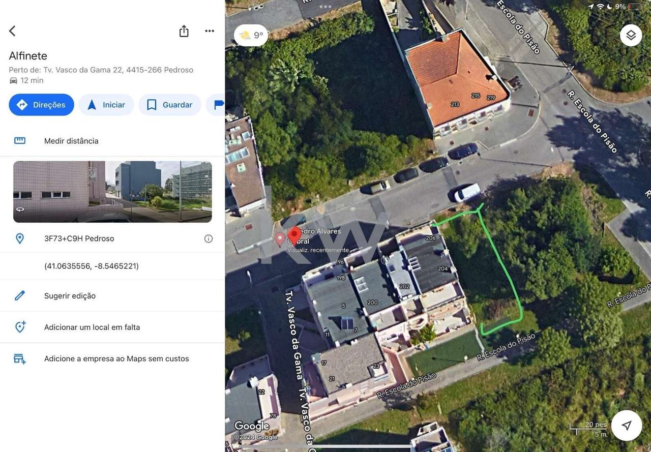 Terreno para construção em Pedroso 94m2 - Grande imagem: 5/13