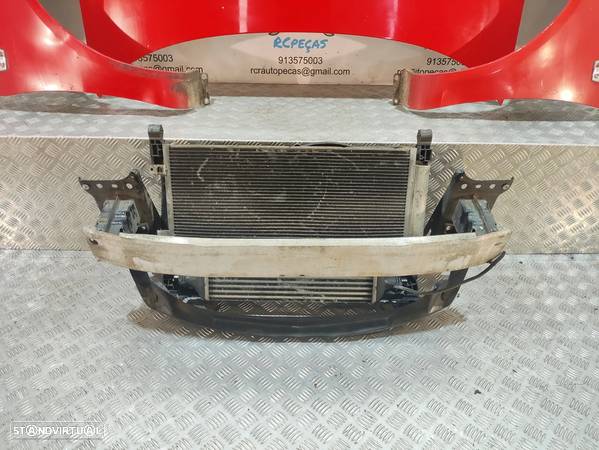 FRENTE COMPLETA OPEL CORSA D S07 CAPOT PARACHOQUES GUARDA-LAMAS OTICAS RADIADOR VENTILADOR FRENTE FIBRA REFORÇO - 8