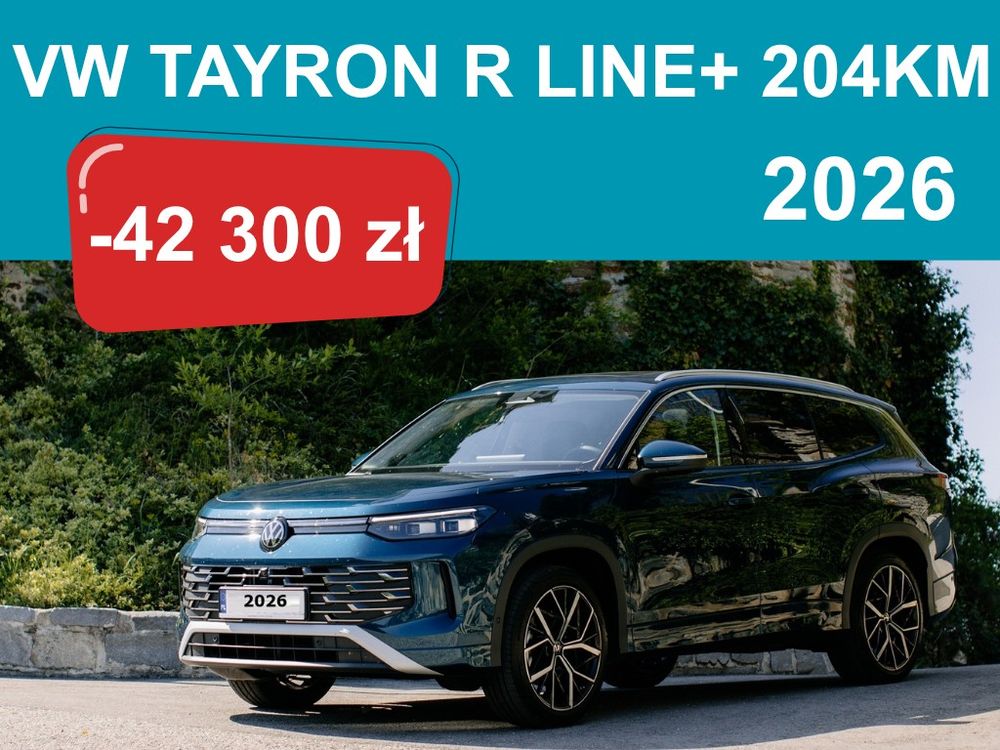 Volkswagen Tayron 2.0 TSI 4Mot R-Line Plus DSG 2026