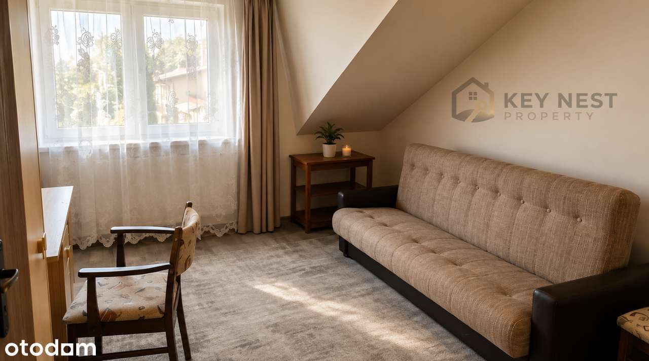 40 m² | 2 pokoje | Poddasze | Okolice ul. Nowosądeckiej | Klimatyzacja