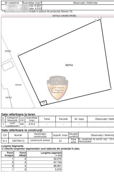 Teren pe colt intravilan pietruit imprejmuit varianta Ovidiu, Autostra - Imagine principală: 3/15