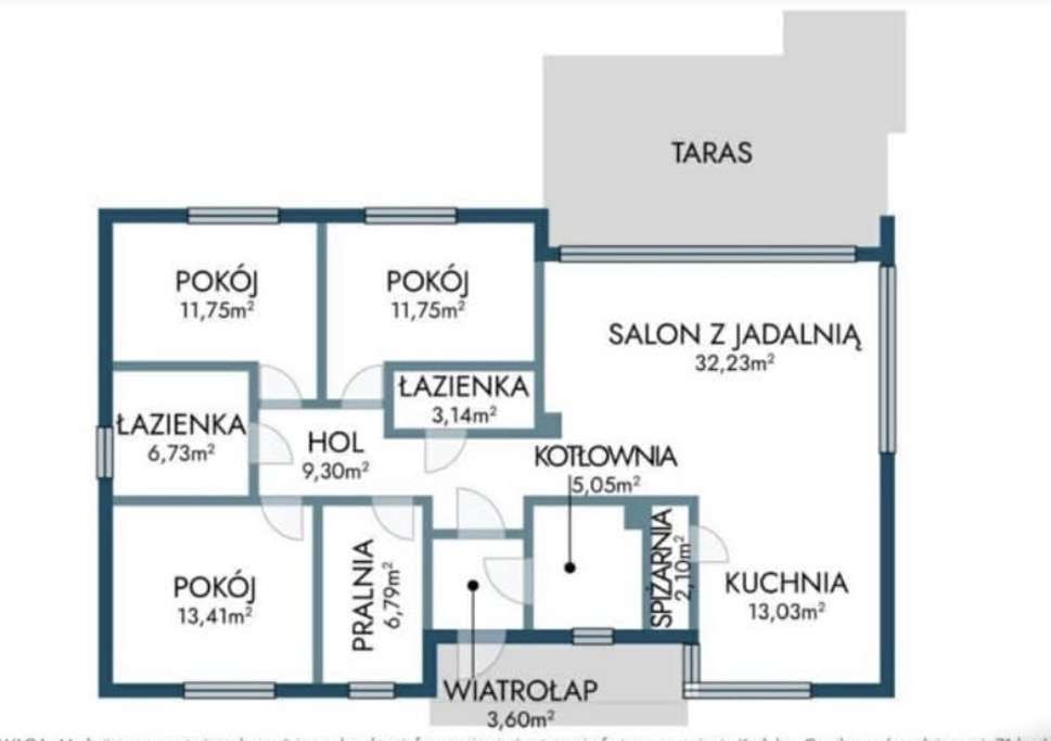 Nowy dom+1689 m2,  wykończenie do stanu deweloperskiego.-2