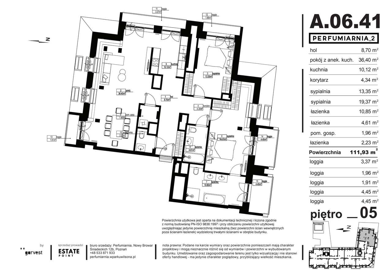 Perfumiarnia 2 | mieszkanie 111,91  m² | A.06.41 - Pełny obrazek: 2/7